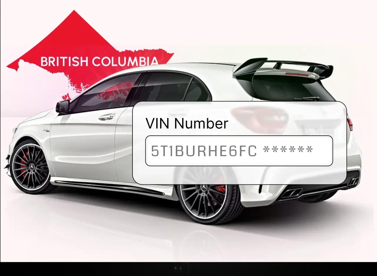 BC VIN Search - British Columbia