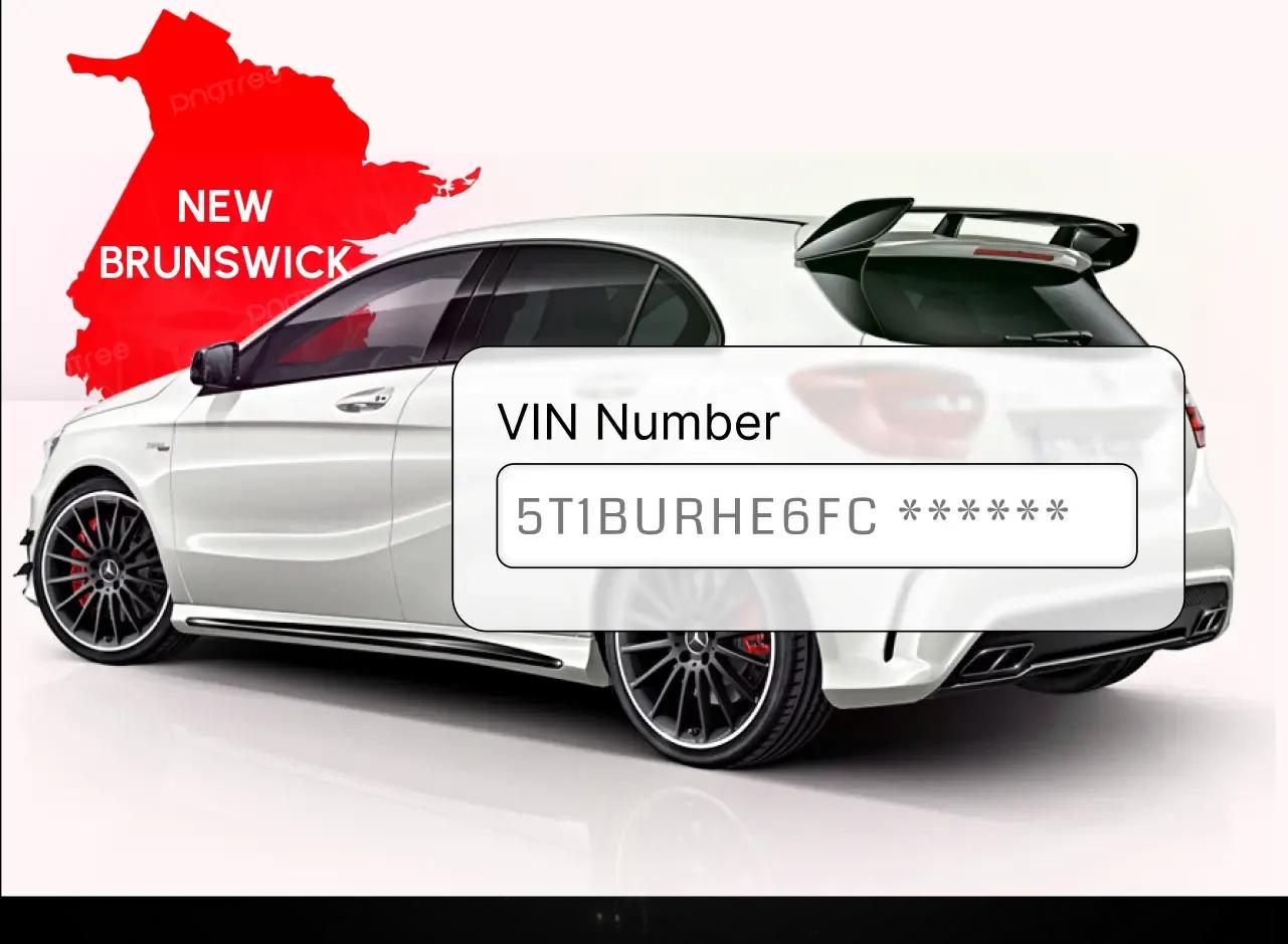 New Brunswick License Plate Search